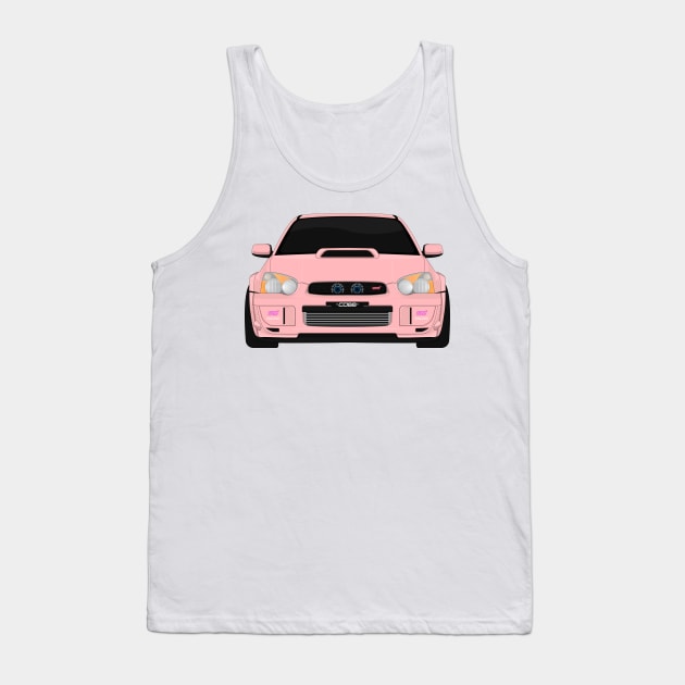 IMPREZA PINK Tank Top by VENZ0LIC